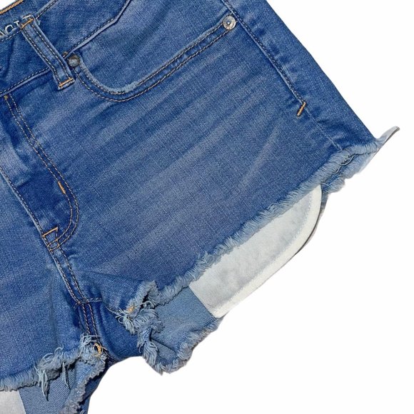 American Eagle Light Distressed Stretch Shorts 8 - Picture 5 of 9